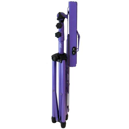 Audio 2000s Sheet Music Stand with Heavy-Duty Carrying Pouch, Purple