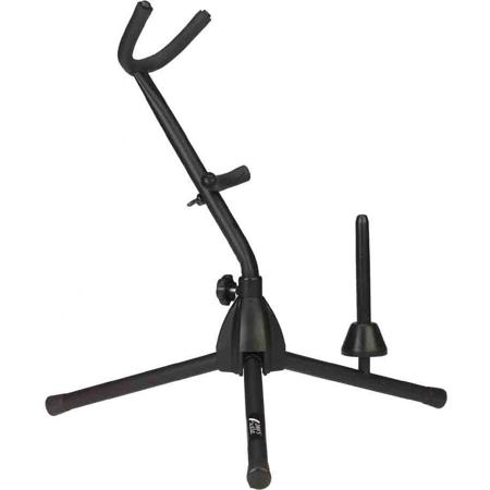 Audio 2000s Alto/Tenor Saxophone Stand with Flute/Clarinet Peg, 19" Height