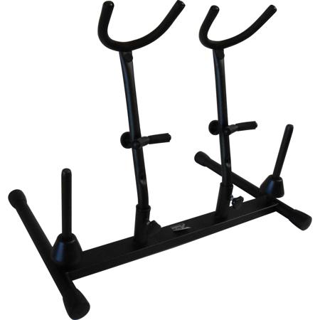 Audio 2000s Combination Alto/Tenor Saxophone Stand with 2x Flute/Clarinet Pegs
