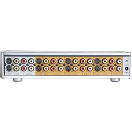 Audio 2000s AVS3032 6-In 2-Out Audio/Video/S-Video Selector with Remote Control