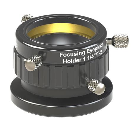 Baader Planetarium 1.25"/T-2 Focusing Eyepiece Clamp with Dual Clampscrews and Compression Ring
