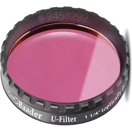 Baader Planetarium 1.25" Venus and Ultraviolet U-Filter, 350nm CWL