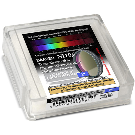 Baader Planetarium 2" Neutral Density 0.6 Multicoated Filter