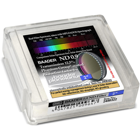 Baader Planetarium 2" 0.9 Neutral Density Filter, Multicoated