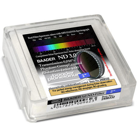 Baader Planetarium 2" Neutral Density 3.0 Multicoated Filter