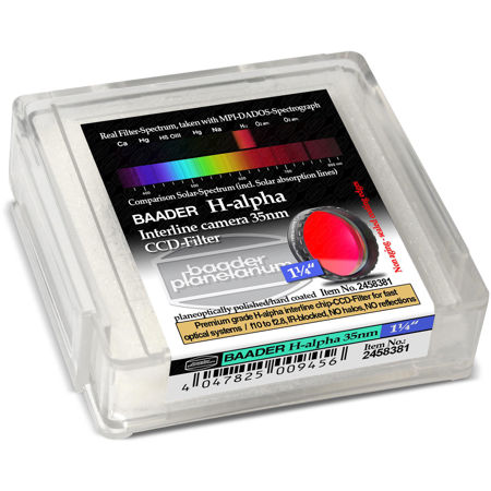 Baader Planetarium H-Alpha 35nm CCD Filter, 1.25" Eyepiece