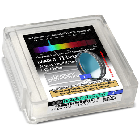 Baader Planetarium 8.5nm H-Beta CCD Filter, 2"
