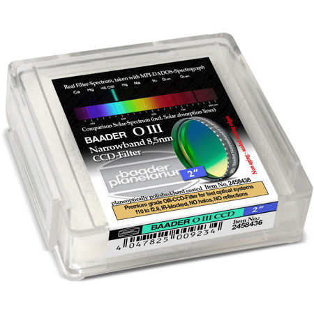 Baader Planetarium 8.5nm OIII CCD Filter, 2"