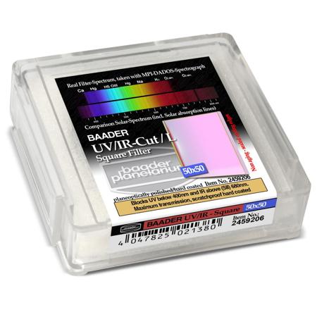 Baader Planetarium UV / IR Cut / L-Filter 50x50mm (3mm Glass Thickness) Square