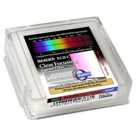 Baader Planetarium Clear Focusing 65x65mm Square Filter