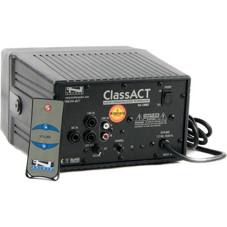 Anchor Audio ClassACT CA-130U1RCBK Speaker Monitor, Black