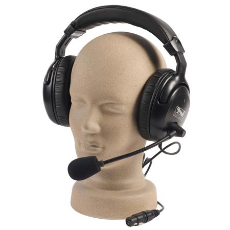 USED Anchor Audio H-2000 Dual Earpiece Headset With Noise Cancelling Mic