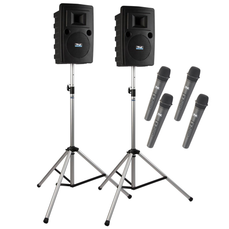 Anchor Audio Liberty 2 Deluxe AIR Package 4 w/LIB2-AIR Speaker & 4x WH-LINK Mic
