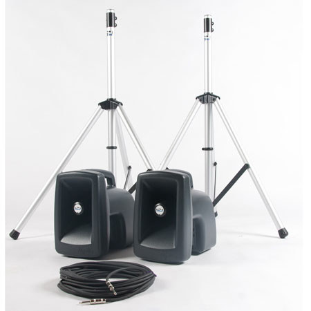 Anchor Audio MEGA-7500U2 MegaVox Pro with MEGA-7501 Speaker & 2x HBM-TA4F Mic