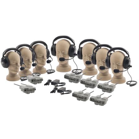 Anchor Audio PRO-570 ProLink with 3x Dual Muff Headsets, 4x Single Muff Headsets