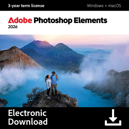 Adobe Photoshop Elements 2026 3-Year License, Download