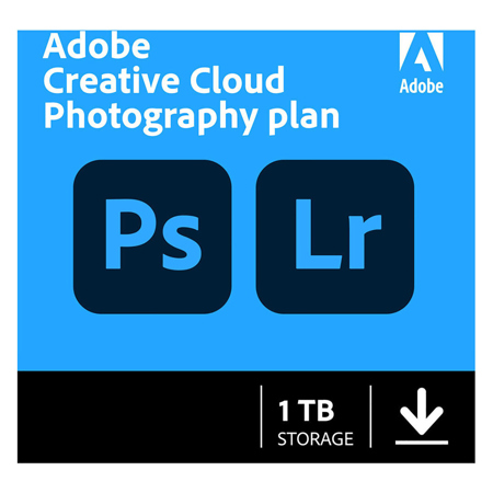 Adobe Creative Cloud Photography Plan 2-Year Subscription with 1TB Storage, Download