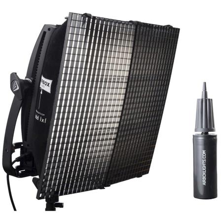 Airbox Model 1x1 Softbox Kit, Includes Eggcrate Louver and Hand Pump