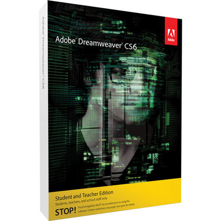 Adobe Student Edition Dreamweaver CS6 Macintosh