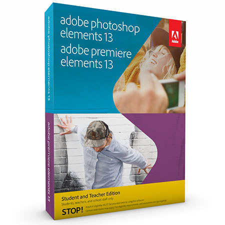 Adobe Photoshop Elements & Premiere Elements 13, Mac/Win, Student & Teacher