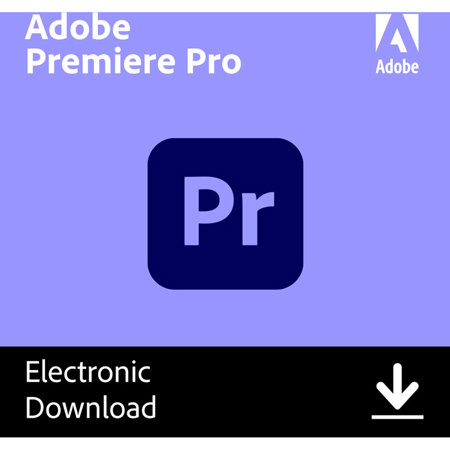 Adobe Premiere Pro CC Software for Mac/Windows, 1-Year Subscription, Download