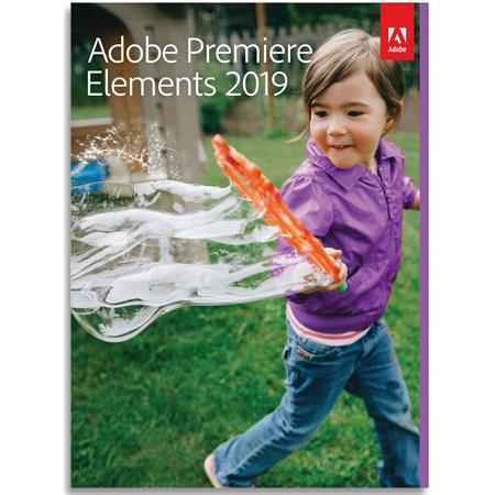 Adobe Premiere Elements 2019 Software, Mac & Windows, Box