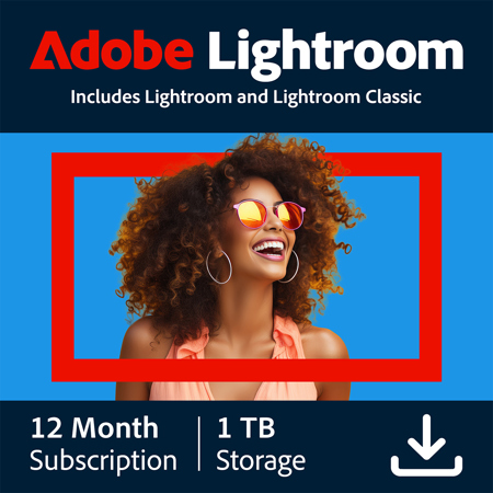 Adobe Lightroom 1-Year Subscription, Download Standard