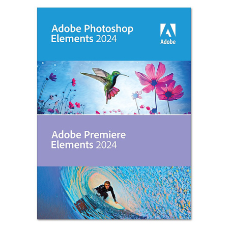 Adobe Photoshop & Premiere Elements 2024 Perpetual License,Win/Mac,Download Code