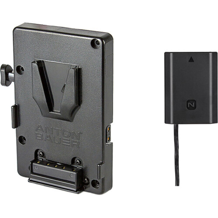 Anton Bauer V-Mount Battery Bracket with NP-FZ100 Dummy Battery for Sony A9/A7rIII Cameras