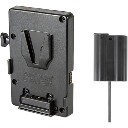 Anton Bauer V-Mount Battery Plate with 16" Dummy Battery Cable for Nikon D500/D610/D750/D800/D7000/D7100/D7200/D7500/Z6/Z7