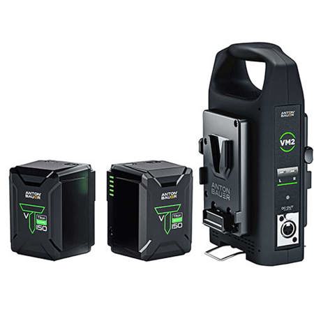 Anton Bauer Titon Micro 150 V-Mount Two-Battery Kit with VM2 Charger