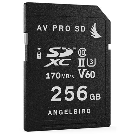Angelbird AV Pro SD 256GB UHS-II V60 SDXC U3 Class 10 Memory Card