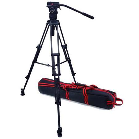 Acebil CS-18/T75M Professional 3-Section Al Tripod w/CH1 Head & Mid Spreader