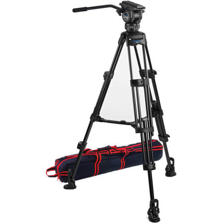 Acebil CS-282M Professional 3-Section Al Tripod, CH2 Head & MS-3 Mid Spreader