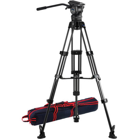 Acebil CS-482CM Professional 3-Section CF Tripod, w/CH4 Head & MS-5 Mid Spreader