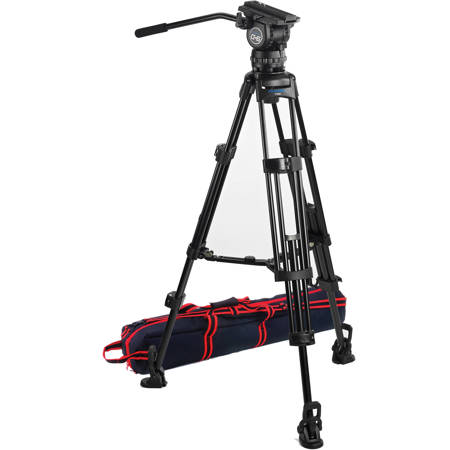 Acebil CS-682M Professional 3-Section Al Tripod w/CH6 Head & MS-5 Mid Spreader