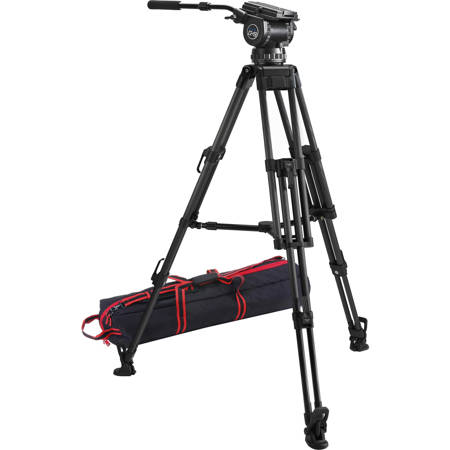 Acebil CS-992CM Professional 3-Sec CF Tripod,CH9 Fluid Head,Mid-Level Spreader