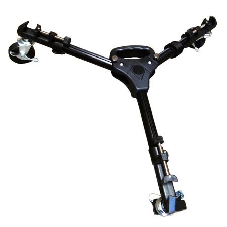 Acebil HM-10 3-Section Aluminum Tripod with DOLLY-S Dolly