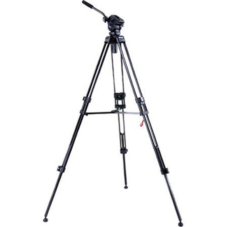 Acebil i-605DX Prosumer 3-Section Aluminum Tripod with H605 Fluid Head