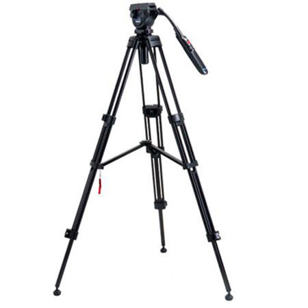 Acebil i-605DX 3-Section Al Tripod with RMC-P3PL Pan Bar, 30.3-59" Height