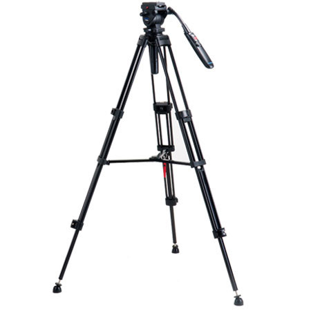 Acebil i-705DX 3-Section Al Tripod with RMC-P3PL Pan Bar, 32.3-62.2" Height