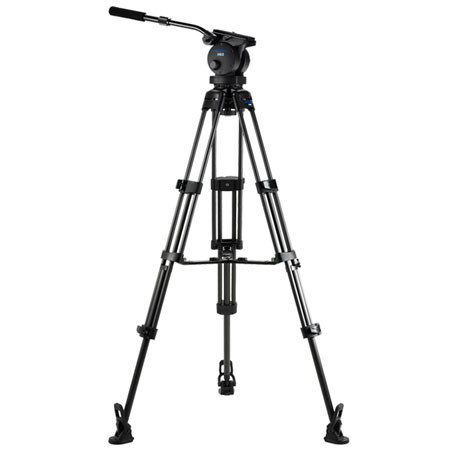 Acebil P-62CMX Aluminum Tripod with Ballhead & MS-3 Middle Spreader- Black