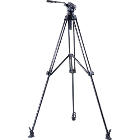 Acebil J-805MX Prosumer 2-Section Al Tripod, H805 Head w/Flat Base,MS-3 Spreader