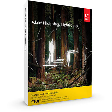 Adobe Photoshop Lightroom V5 Software, Windows and Mac OS, STUDENT EDITION