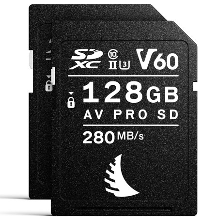 Angelbird Match Pack for Nikon Z5, 2x AV PRO SD MK2 V60 128GB SDXC Memory Card