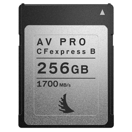 Angelbird AV Pro 256GB CFexpress 2.0 Type B Memory Card, 1700MB/s Read, 1500MB/s Write