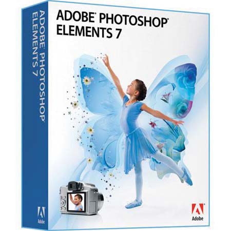 Adobe Photoshop Elements 7.0, Photo Editing S/W f/Win