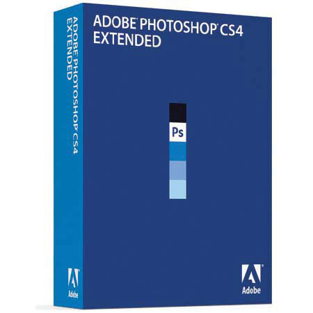 Adobe Photoshop CS4 11.0 Extended Image Editing Software for Macintosh, Upsell from Photoshop Elements, - with Lightroom 2 Software,