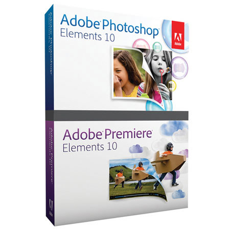 Adobe Photoshop Elements 10.0 & Premiere Elements 10.0 Bundled Software MAC/WIN