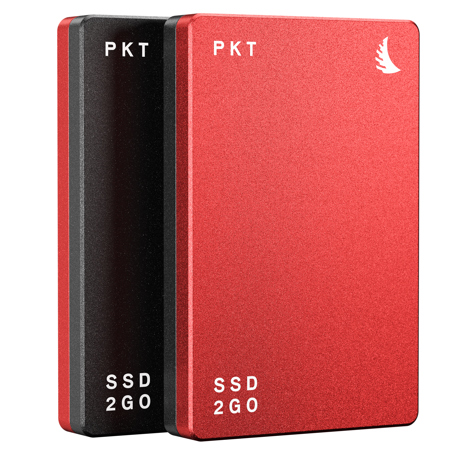 Angelbird SSD2GO PKT MK2 512GB Ultra Portable USB 3.2 Type C Gen2 External SSD Red